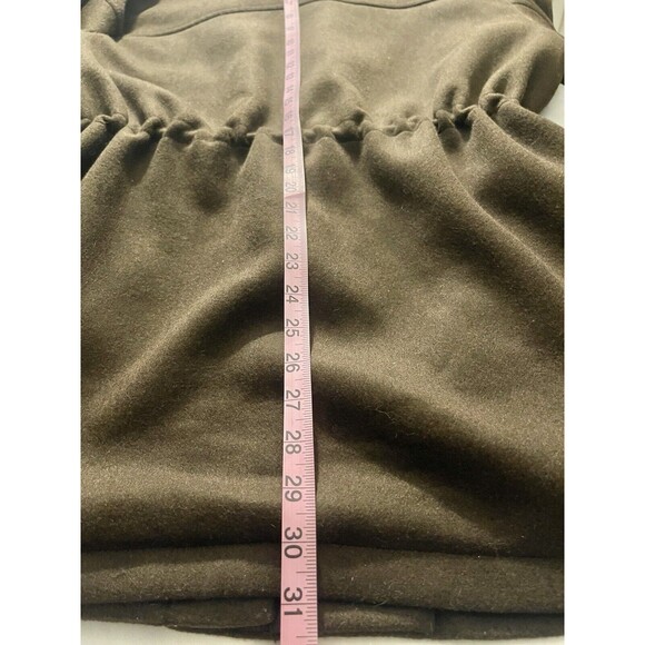 Han Kjobenhavn Women’s Coat Desk Jacket Sz Small Wool Blend Green Quiet Luxury - Picture 13 of 15